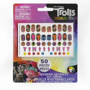Trolls World Tour 50 Piece Sticker Activity Nail Stickers Set